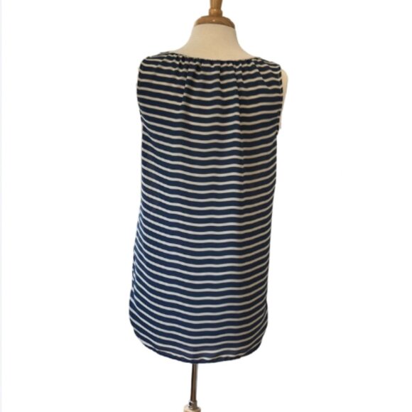 Anthropologie One September high-low tank boho stripes embroidered size S - Picture 3 of 5